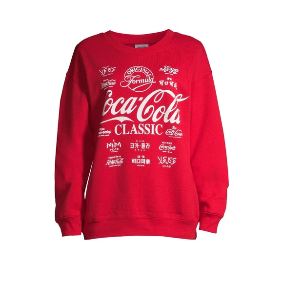COCA COLA Junior Crewneck Sweatshirt NWOT - Picture 4 of 6